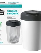 Tommee Tippee Simplee White кош за пелени + резервна касета 1 бр.