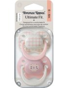 Tommee Tippee Ultimate Fit 0-6m биберон Girl 2 бр.