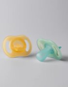 Tommee Tippee Ultra Light Night биберон Orange/ Green 0-6m 2 бр.