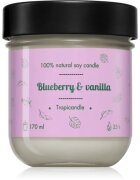 Tropicandle Blueberry & Vanilla ароматна свещ 170 мл.