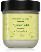 Tropicandle Lemon & Mint ароматна свещ 170 мл.