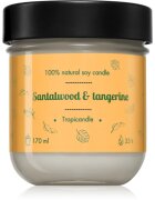 Tropicandle Santalwood & Tangerine ароматна свещ 170 мл.