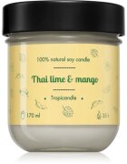Tropicandle Thai Lime & Mango ароматна свещ 170 мл.