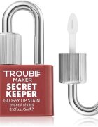 Trouble Maker Secret Keeper Lip Gloss Stain боя за устни за дълготраен ефект цвят Trickish Caramel Nude 5 мл.