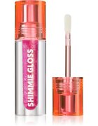 Trouble Maker Shimmie Gloss блясък за устни с блестящи частици цвят All In Berry 3 мл.