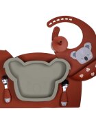 Tryco Silicone Plate Koala чиния Olive Gray 1 бр.