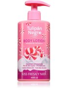 Tulipán Negro Fresa тоалетно мляко за тяло 400 мл.