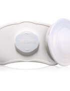 Twistshake Click-mat Mini + Plate подложка с чиния White 2 бр.