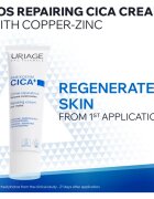 Uriage Bariederm Cica+ Repairing Cream репариращ крем съдържащ мед и цинк 100 мл.