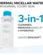 Uriage Hygiène Thermal Micellar Water - Normal to Dry Skin мицеларна почистваща вода за нормална към суха кожа 500 мл.