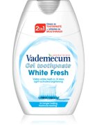 Vademecum 2 in1 White Fresh паста за зъби и вода за уста 2 в 1 с избелващ ефект 75 мл.