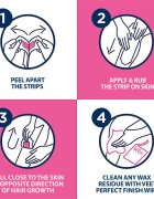 Veet Professional Sensitive Skin восъчни ленти за епилация за чувствителна кожа 40 бр.