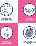Veet Professional восъчни ленти за епилация за лице за чувствителна кожа на лицето 40 бр.