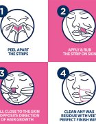 Veet Professional восъчни ленти за епилация за лице за чувствителна кожа на лицето 40 бр.