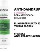 Vichy Dercos Anti-Dandruff Sensitive шампоан успокояващ чувствителната кожа против пърхот 200 мл.
