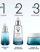 Vichy Minéral 89 подсилващ и попълващ хиалурон бустер за околоочната област 15 мл.