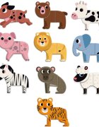 Vilac Funny Animal Magnets магнити от дърво 2y+ 30 бр.