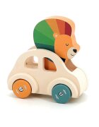 Vilac Lion in a Car играчка от дърво 15m+ 1 бр.