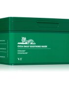 VT Cosmetics Cica Daily Soothing Mask интензивна хидратираща маска за лице с успокояващ ефект голяма опаковка 30 бр.