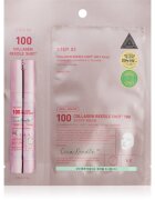 VT Cosmetics Collagen Reedle Shot 100 2 Step Mask маска с лифтинг и стягащ ефект за двуфазно третиране на кожата на лицето 26.5 гр.