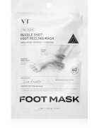 VT Cosmetics Reedle Shot Foot Peeling Mask ексфолиращи чорапи за омекотяване и хидратиране кожата на краката. 1 чифт