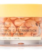 VT Cosmetics Vitamin C Astaxanthin Capsule Cream озаряващ хидратиращ крем да уеднакви цвета на кожата 50 мл.