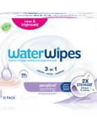 WaterWipes Soothing Clean нежни мокри кърпички за бебета 12x60 бр.