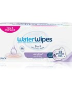 WaterWipes Soothing Clean нежни мокри кърпички за бебета 6x60 бр.