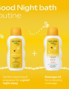 Weleda Baby продукт за вана за бебете с невен за лека нощ 200 мл.