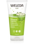 Weleda Kids Cheerful Lime душ-крем и шампоан за деца 2 в 1 150 мл.