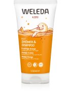 Weleda Kids Happy Orange душ-крем и шампоан за деца 2 в 1 150 мл.