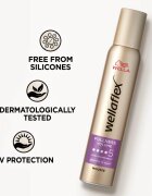 Wella flex Fullness Volume пяна втвърдител с екстра силна фиксация за фина коса 200 мл.