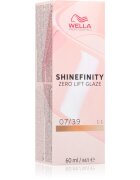 Wella Professionals Shinefinity Zero Lift Glaze полуперманентна тонираща боя за коса цвят 7/39 60 мл.