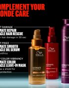 Wella Professionals Ultimate Color Blonde Shampoo шампоан неутрализиращ жълтите нюанси за изрусена коса или коса с кичури 250 мл.
