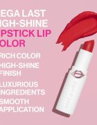 Wet N Wild MegaLast бляскаво червило с хидратиращ ефект цвят Raining Rubies 3.3 гр.