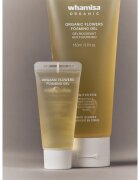 WHAMISA Organic Flowers Foaming Gel успокояващ почистващ гел-пяна 150 мл.