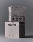 WHAMISA Organic Flowers Nourishing Cream подхранващ крем за лице с лифтинг и стягащ ефект 50 мл.