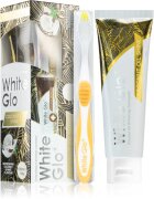 White Glo Coconut Oil Shine избелваща паста с четка Coconut and Mint Flavour 150 гр.