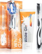 White Glo Whitening & Tartar Control избелваща паста с четка Curcumin and Turmeric 150 гр.