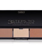 Wibo 3 Steps To Perfect Face Dark контурираща палитра за лице за лице 10 гр.