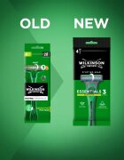 Wilkinson Sword Essentials 3 Sensitive самобръсначки за еднократна употреба 4 бр.
