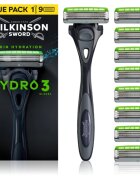Wilkinson Sword Hydro3 самобръсначка + резервни остриета 8 бр.