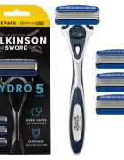 Wilkinson Sword Hydro5 самобръсначка + резервни остриета 4 бр