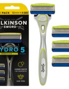 Wilkinson Sword Hydro5 Sensitive самобръсначка + резервни остриета 4 бр
