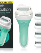 Wilkinson Sword Intuition 2in1 Soap & Shave Sensitive самобръсначка + резервни глави