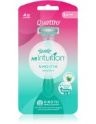 Wilkinson Sword My Intuition Quattro самобръсначки за еднократна употреба Smooth Sensitive 3 бр.