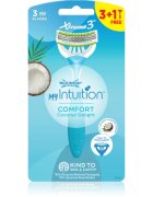 Wilkinson Sword My Intuition Xtreme 3 самобръсначки за еднократна употреба Comfort Coconut Delight 4 бр.