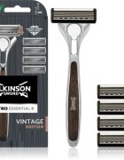 Wilkinson Sword Quattro Essential 4 Titanium Vintage самобръсначка + резервни остриета 5 бр