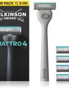 Wilkinson Sword Quattro самобръсначка + резервни ножчета