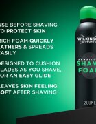 Wilkinson Sword Sensitive Shave Foam пяна за бръснене за мъже 200 мл.